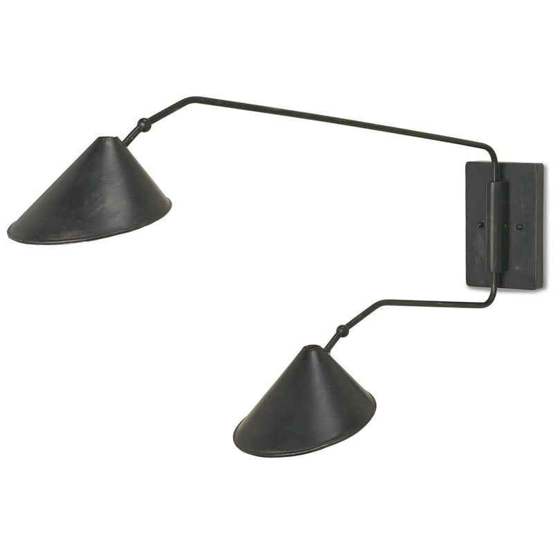 media image for Serpa Double Swing-Arm Wall Sconce 1 280
