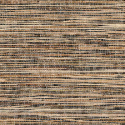product image for Grasscloth Natural Spun Wallpaper in Natural/Black 50