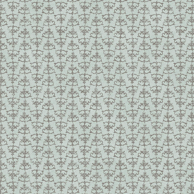 media image for Damask Ditsy Wallpaper in Seafoam Blue/Taupe 259