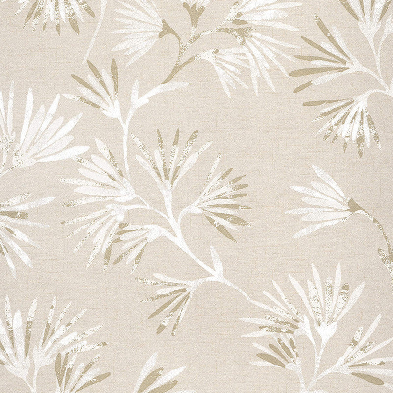 media image for Floral Asian-Inspired Wallpaper in Beige/Cream 295