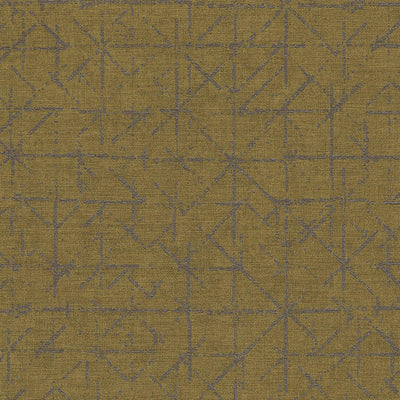 product image for Geo Abstract Textural Wallpaper in Gold/Mustard 50