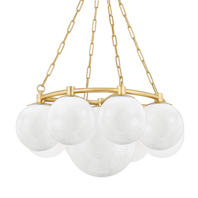 product image of thornwood 9 light chandelier by hudson valley lighting 5229 agb 1 524