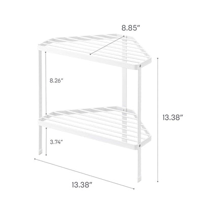 product image for tower two tier corner riser by yamazaki yama 5258 3 59