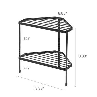 product image for tower two tier corner riser by yamazaki yama 5258 4 79