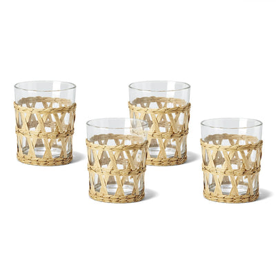 product image for island chic lattice drinking glass set in various styles 1 6