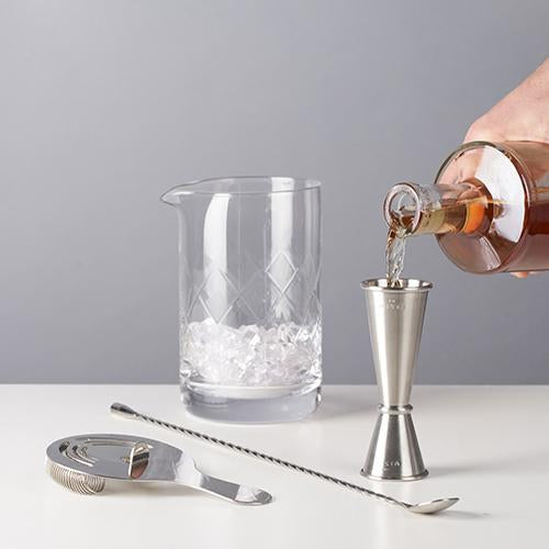 media image for 4 piece stainless steel mixologist barware 8 257