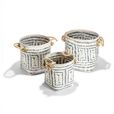 product image for perivilos hand crafted baskets set of 3 1 89