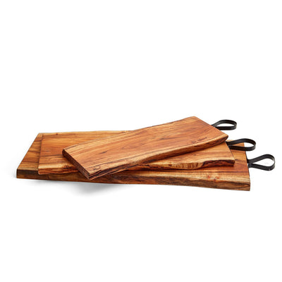 product image for serving boards with iron handles set of 3 1 83