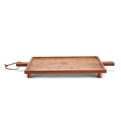 product image of gatherings footed serving tray with handles 1 518