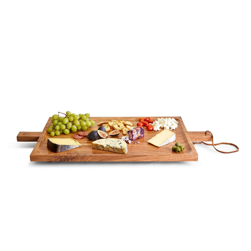 media image for gatherings footed serving tray with handles 4 296
