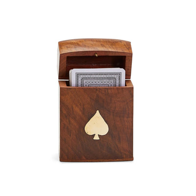 product image for turf club playing card set in hand crafted wooden box 2 78