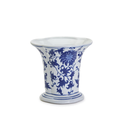 product image of chinoiserie floral flared vase 1 559