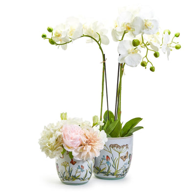 product image of Butterfly Garden Cachepot Planter Set Of 2 By Twos Company Twos 53830 1 56