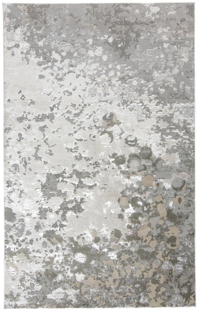 product image of Orin Silver and Ivory Rug by BD Fine Flatshot Image 1 517