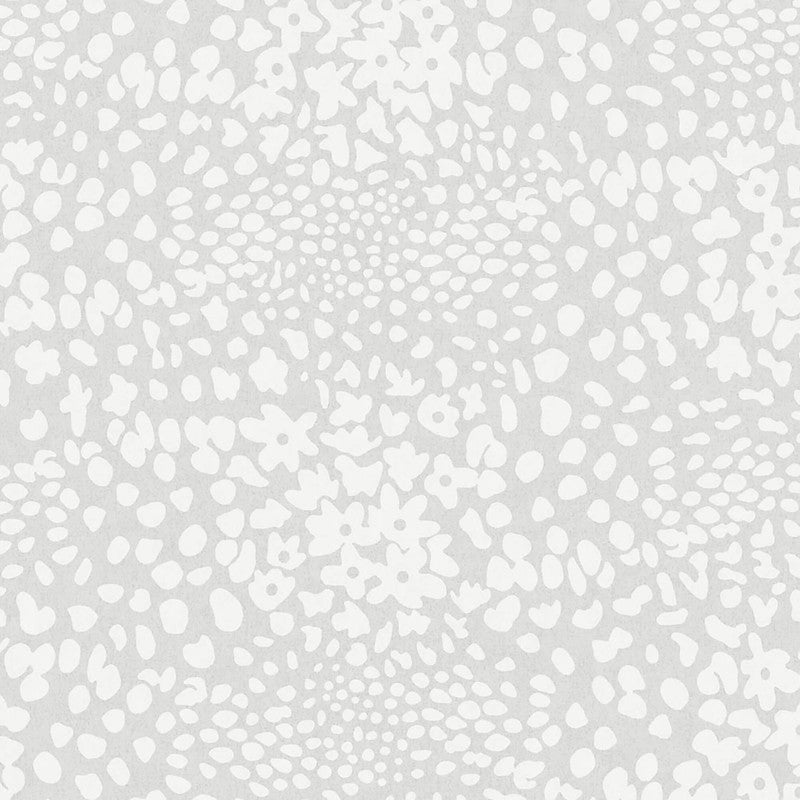 media image for Sample Abstract Floral Wallpaper in White/Sage 287