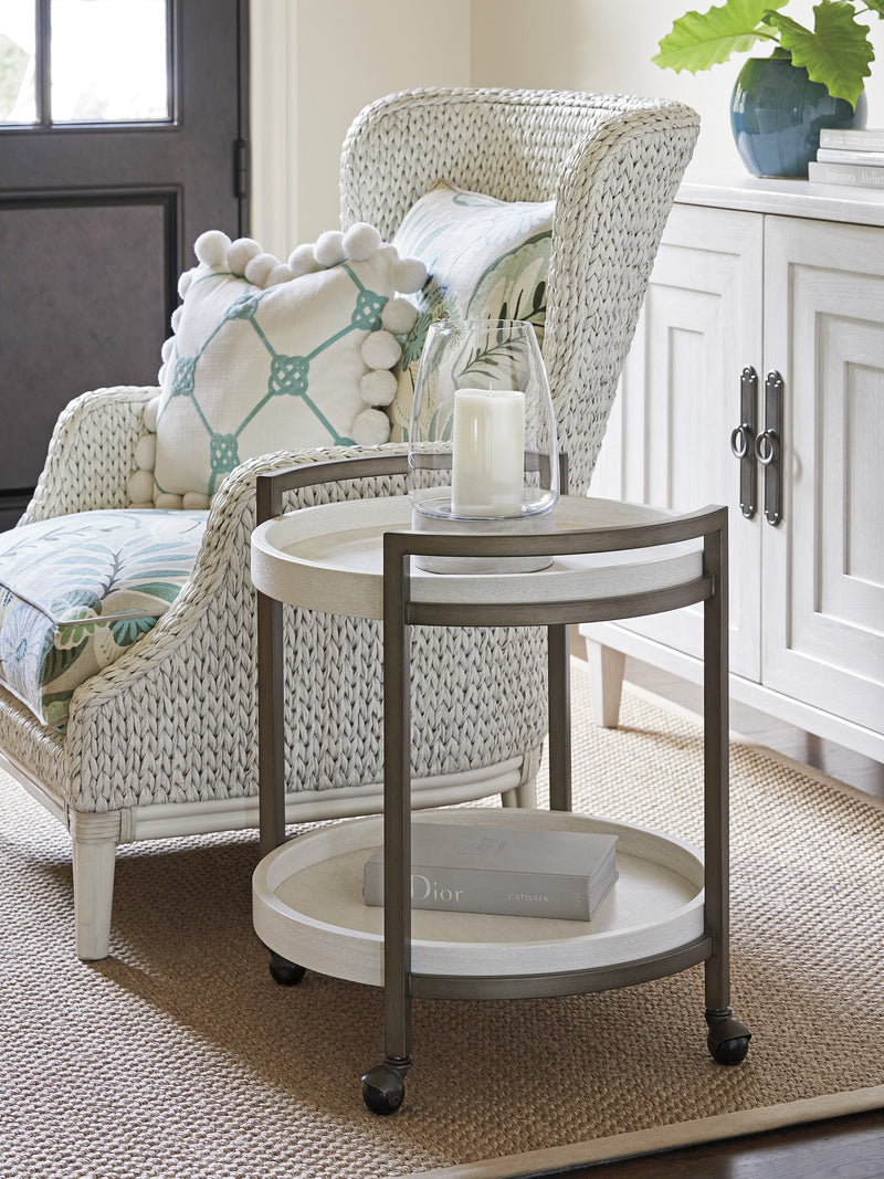 media image for osprey cart end table by tommy bahama home 01 0570 960 2 214