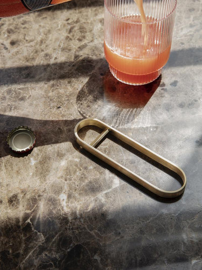product image of Fein Bottle Opener in Brass by Ferm Living 543