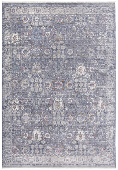 product image of Tirza Blue and Ivory Rug by BD Fine Flatshot Image 1 524