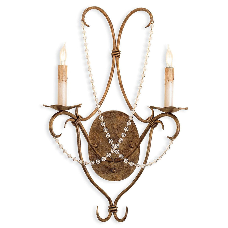 media image for Crystal Lights Wall Sconce 1 298