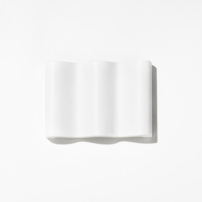 media image for WAVE SOAP DISH - WHITE 256