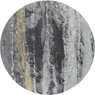 product image for Milania Cool Gray and Yellow Rug by BD Fine Flatshot Image 1 41