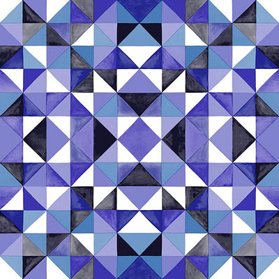 product image for Geometric Contemporary Edgy Wallpaper in Purple/Indigo 42