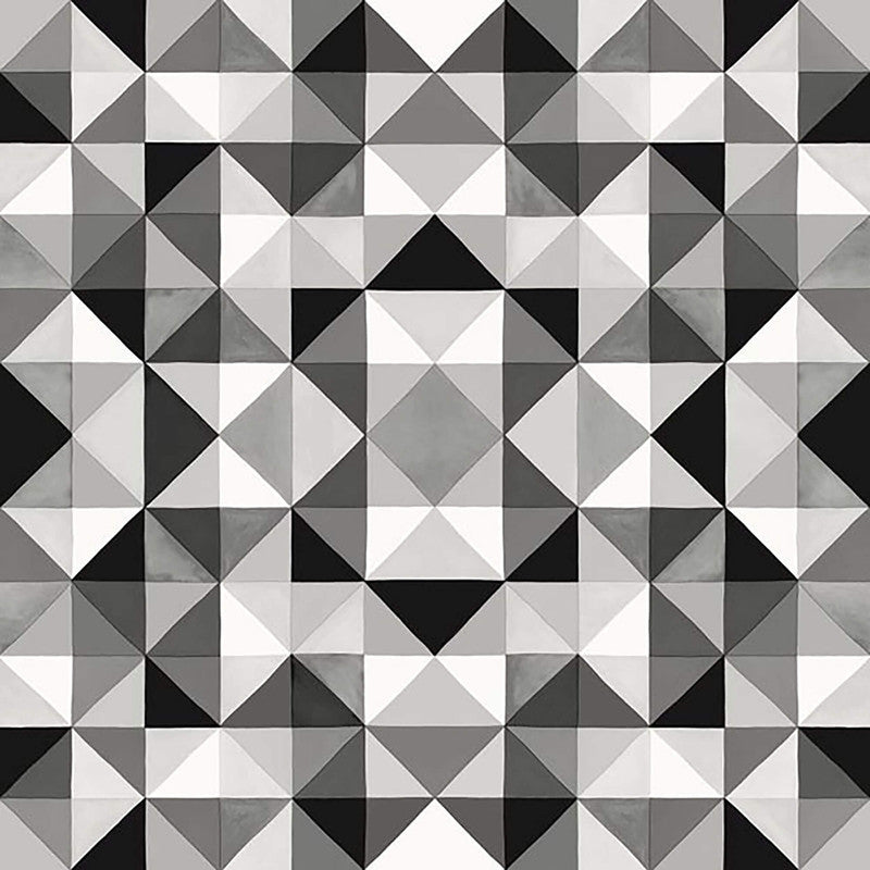 media image for Geometric Contemporary Edgy Wallpaper in Black/Grey 210