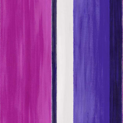 product image of Watercolor Brushstroke Stripe Wallpaper in Iris/Fuchsia 549