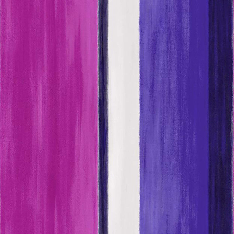 media image for Watercolor Brushstroke Stripe Wallpaper in Iris/Fuchsia 235