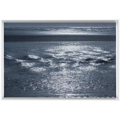 product image for silver sea framed canvas 12 86