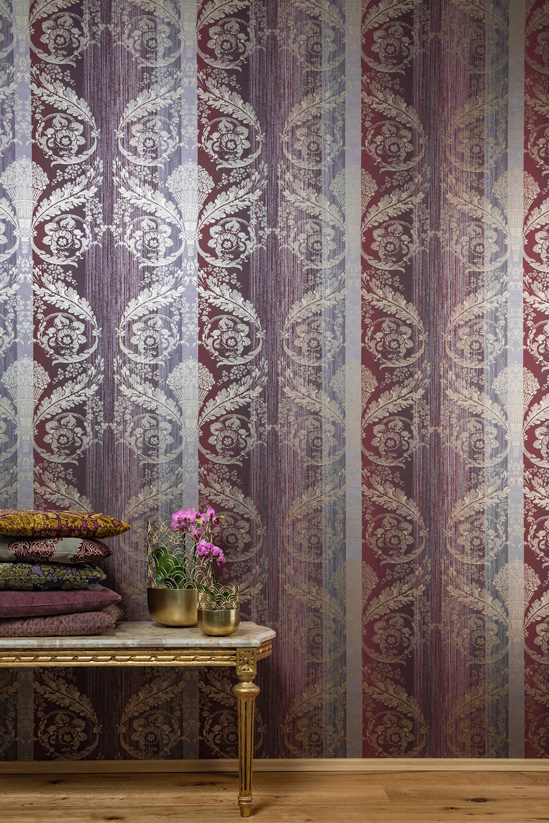 media image for Nerites Ruby Red Wallpaper from the Adonea Collection by Galerie Wallcoverings 20