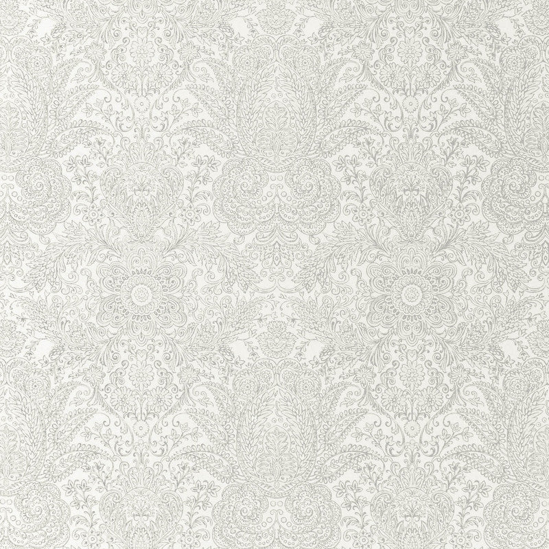 media image for Brocade Wallpaper in Old White 217