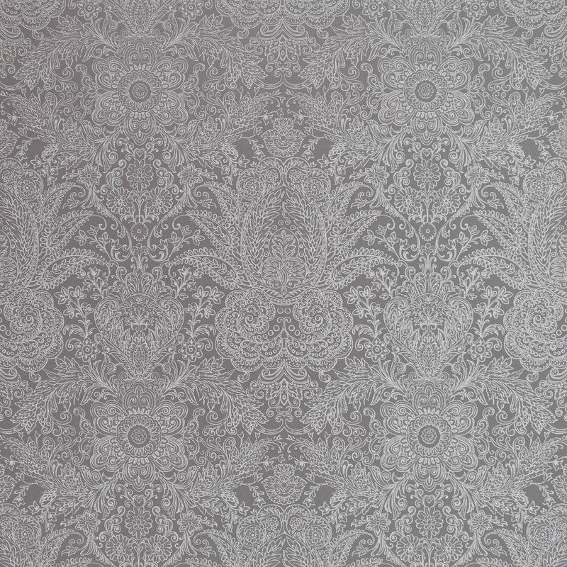 media image for Brocade Wallpaper in Anthracite 229