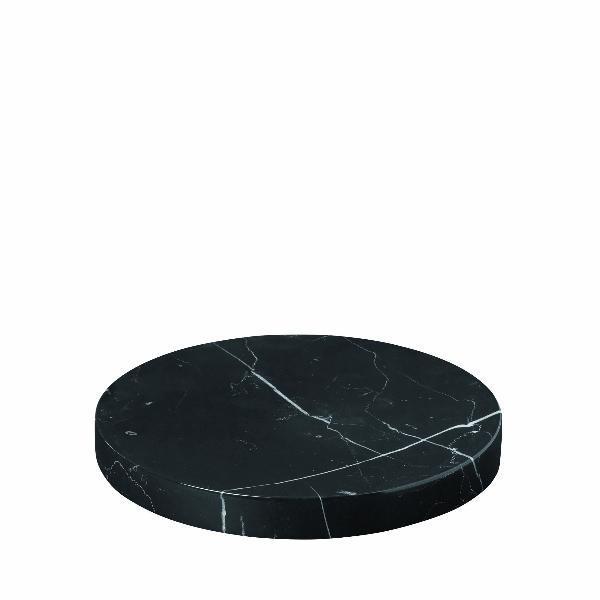 media image for PESA Marble Tray 7.5" x .8" in Black 264