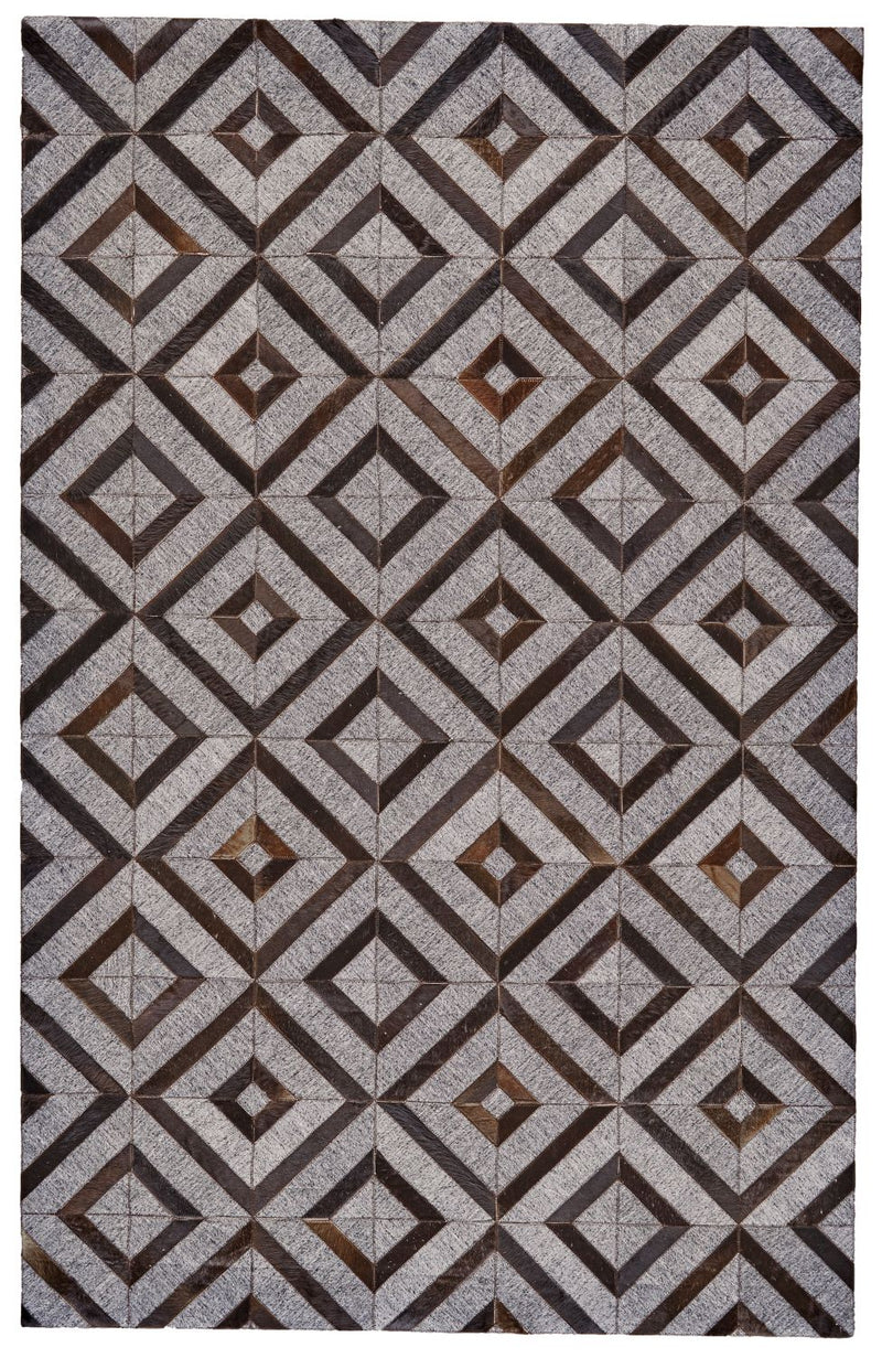 media image for Canady Hand Woven Brown and Gray Rug by BD Fine Flatshot Image 1 262