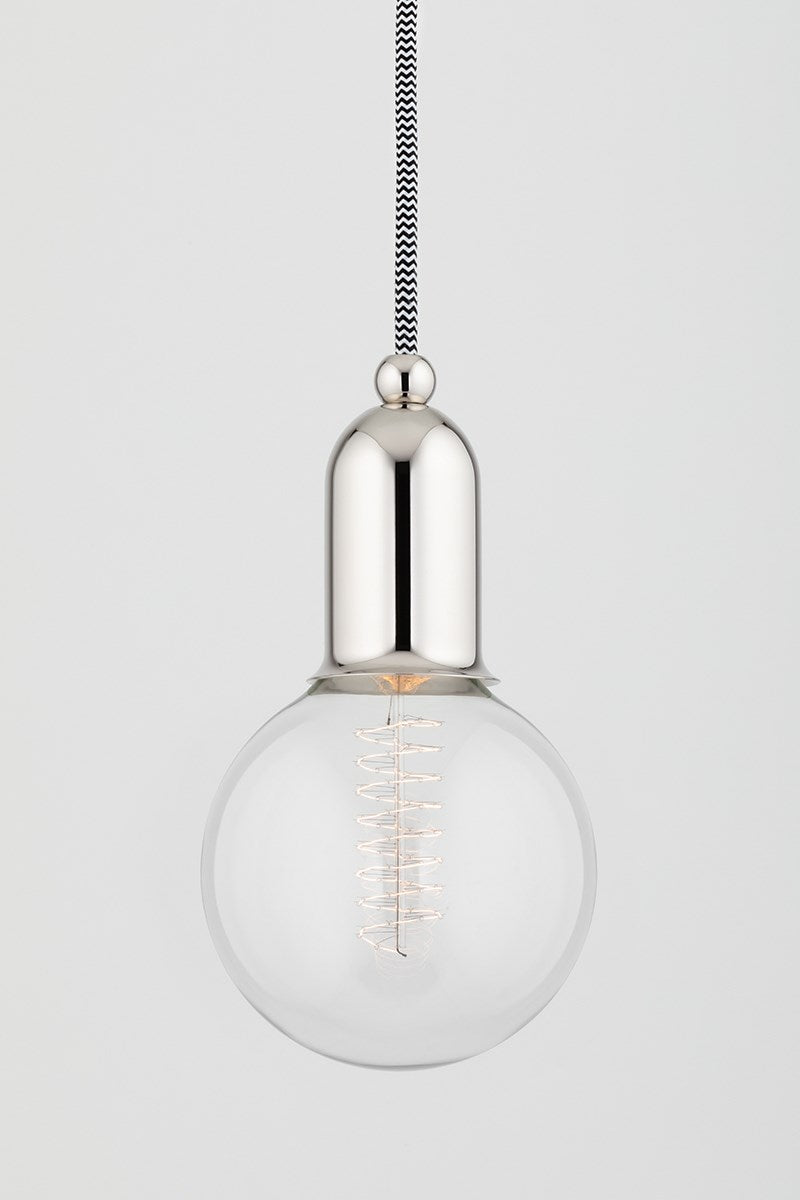 media image for bryce 1 light pendant by mitzi h419701 agb 6 286
