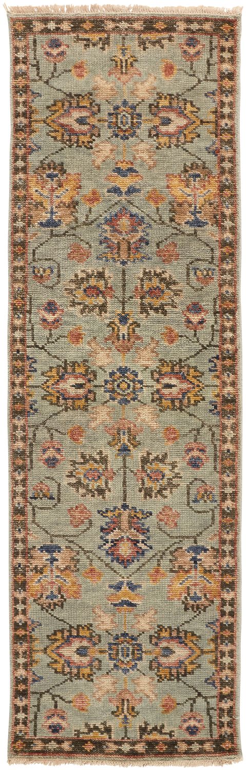 media image for Irie Gray and Gold Rug by BD Fine Flatshot Image 1 253