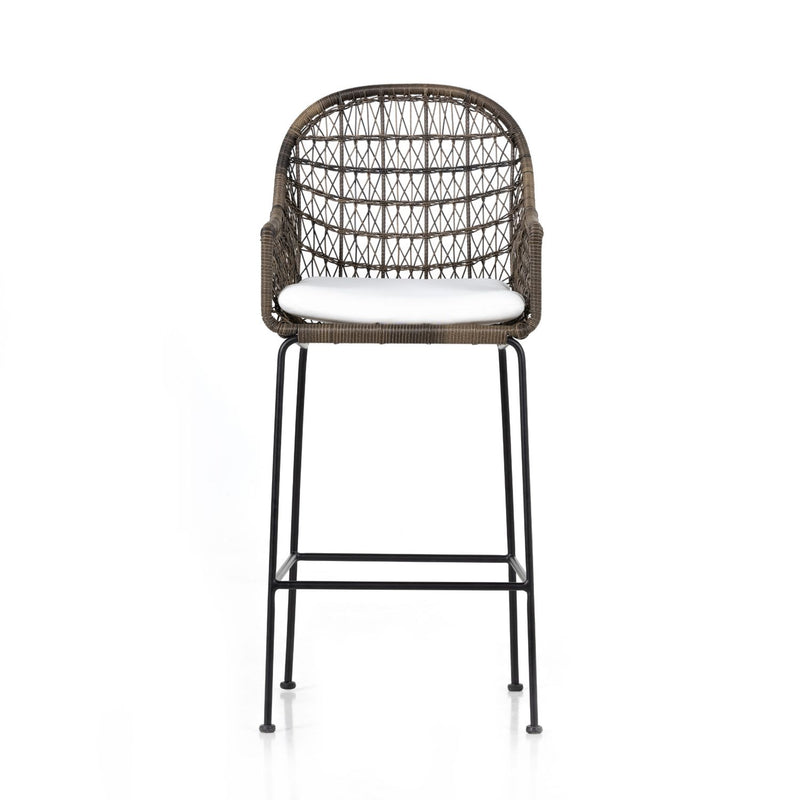 media image for Bandera Outdoor Bar/Counter Stool w/Cushion in Various Colors Alternate Image 2 226