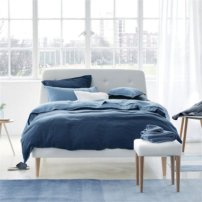 product image for Biella Midnight & Wedgwood Bedding design by Designers Guild 99