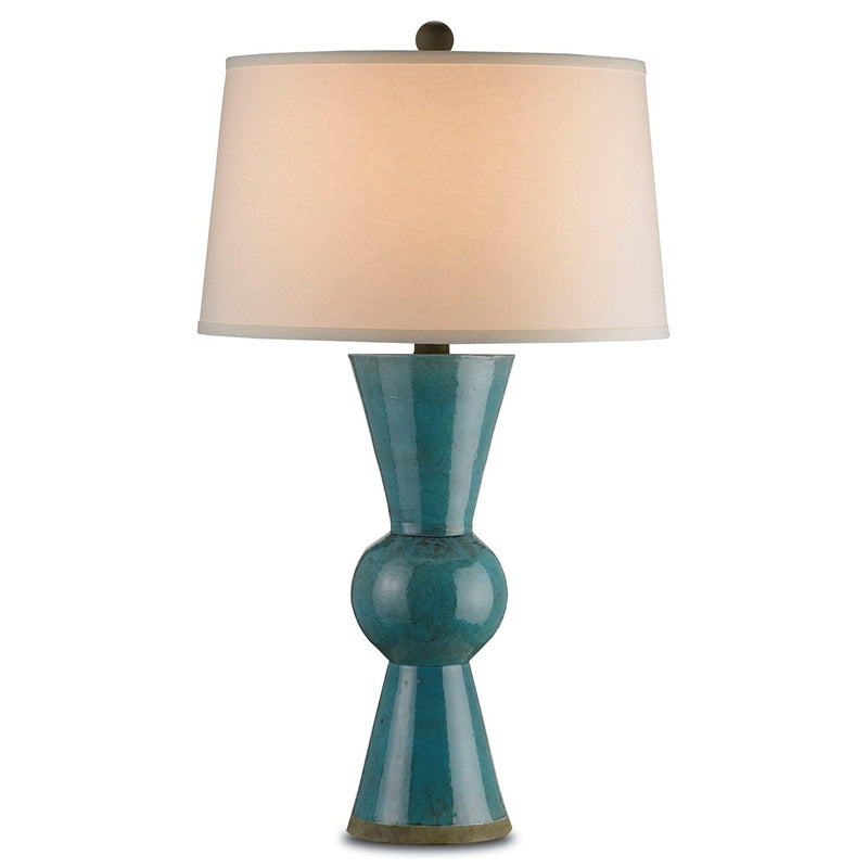 media image for Upbeat Teal Table Lamp 1 275