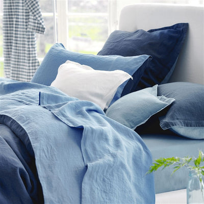 product image for Biella Midnight & Wedgwood Bedding design by Designers Guild 87
