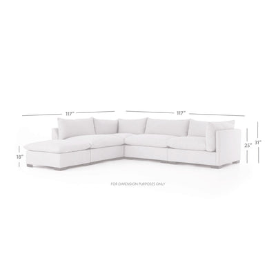 product image for Westwood 4-Piece Sectional w/ Ottoman (Left) Alternate Image 1 97
