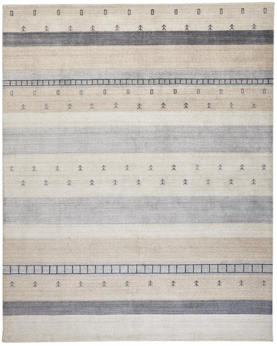 product image for Yurie Beige and Gray Rug by BD Fine Flatshot Image 1 22