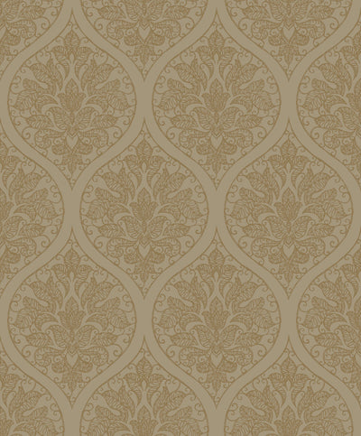 product image for Emporium Ogee Gold from the Emporium Collection by Galerie Wallcoverings 80