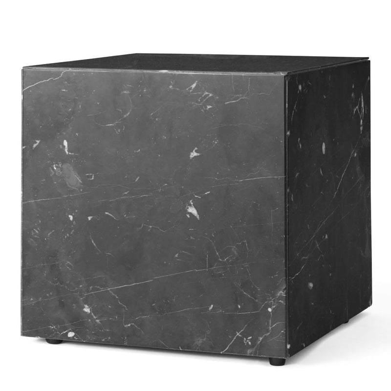 media image for Plinth Table Cubic in Black Marquina Marble design by Menu 276