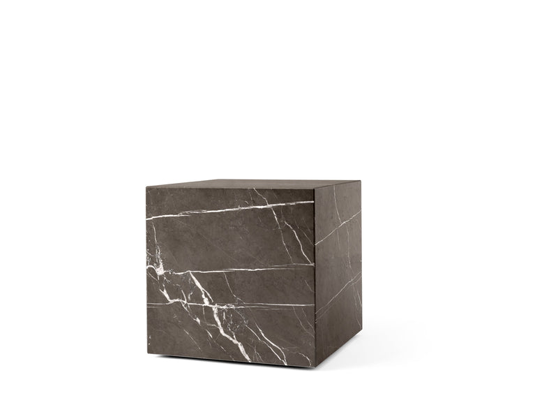 media image for Plinth Table Cubic in Black Marquina Marble design by Menu 293