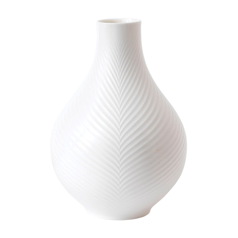 media image for White Folia Bulb Vase 237