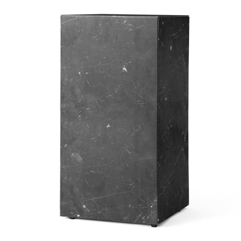media image for Plinth Table Tall in Black Marquina Marble design by Menu 265