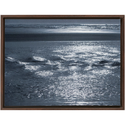 product image for silver sea framed canvas 10 77