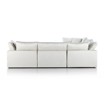 product image for Stevie 5-Piece Sectional Sofa w/ Ottoman in Various Colors Alternate Image 3 76